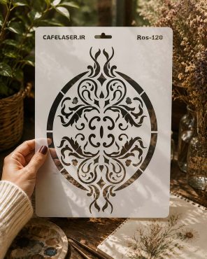 طرح آماده برش شابلون استنسیل مدل Ros-120