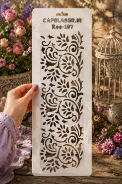 طرح آماده برش شابلون استنسیل مدل Ros-107